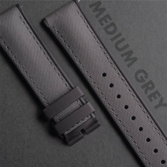 HS01.6 - CayCan&Co. Hybrid Grey Leather Strap 灰色混合真皮錶帶