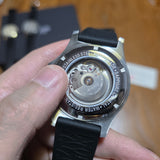 Atlantic Mariner Wave Automatic | Black/Rose Gold Dial on PU Strap