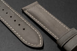 CS01.5 - CayCan&Co. Matt Neutral Grey Crazy Horse Leather Strap 啞灰色真皮錶帶