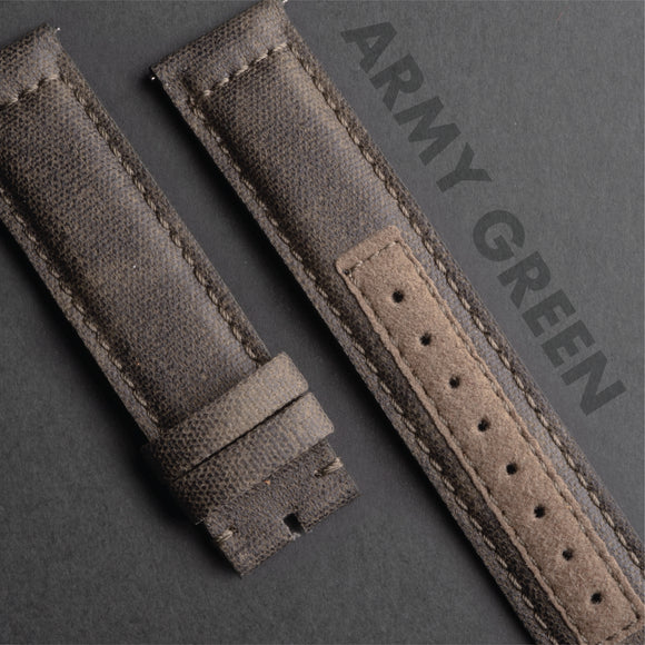 PS01.1 - CayCan&Co. Army Green Environmental Strap 軍綠色環保物料錶帶