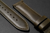 HOS01.1 - CayCan&amp;Co. Olive Drab Horween Leather Strap 橄欖綠色真皮錶帶