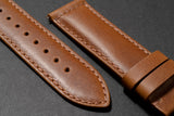 HOS01.2 - CayCan&Co. Sandal Wood Horween Leather Strap 啡色真皮錶帶