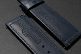 HOS01.4 - CayCan&amp;Co. Navy Blue Horween Leather Strap 深藍色真皮錶帶