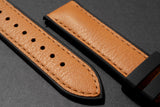 HS01.4 - CayCan&Co. Hybrid Tan Leather Strap 咖啡色混合真皮錶帶