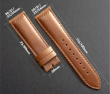 HOS01.2 - CayCan&amp;Co. Sandal Wood Horween Leather Strap 啡色真皮錶帶