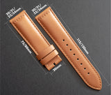 HOS01.3 - CayCan&Co. Honey Brown Horween Leather Strap 蜜糖啡色真皮錶帶