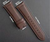 LS01.3 - CayCan&Co. Dark Brown Leather Strap 深啡色真皮錶帶